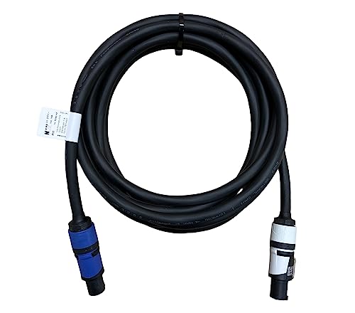 NWP Power Link Kabel 5m powerCON grau auf powerCON blau - Power-Out auf Power-In - 3x2,5mm² - Gummischlauchleitung - NAC3FXXB / NAC3FXXA