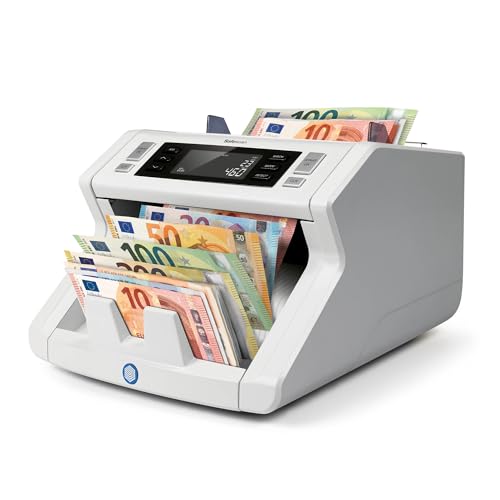 Safescan 2265 Banknotenzähler mit Wertzählung, bis 1.200 Noten/min., Additions- &amp; Bündelfunktion