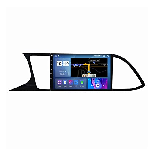 ADMLZQQ Android 11.0 Autoradio-Radio GPS-Navigation Für Seat Leon 2012-2018 Stereo-Multimedia-Player Mit SWC/Carplay/DSP/Bluetooth/FM AM Freisprecheinrichtung + Rückfahrkamera,M400s8core4+64