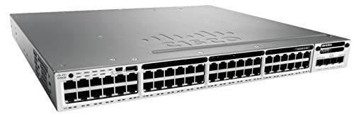 Cisco WS-C3850-48T-L Catalyst 2960-Xr Switch (24 Gige, PoE, 370 Watt, 2x 10G SFP+ IP Lite)