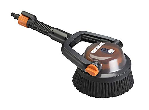 WORX, Quick Snap Connection WA1821 Hydroshot verstellbarer Outdoor-Power-Schrubber (harte Borsten, schwarz