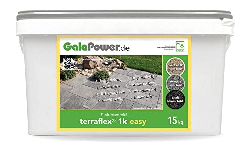 GalaPower terraflex 1k easy Pflasterfugenmörtel - 15 kg (steingrau)