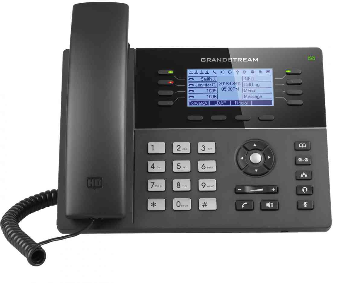 Grandstream GXP-1782 SIP-Telefon schwarz