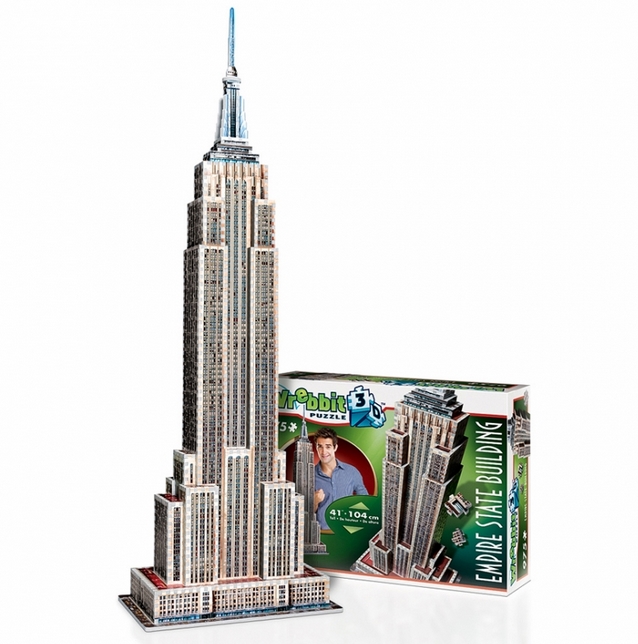 Wrebbit 3D 3D Puzzle - New-York: Empire State Building 975 Teile Puzzle Wrebbit-3D-2007