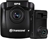 Transcend DrivePro 620 Dashcam Blickwinkel horizontal max.=140° Akku, Display, Dual-Kamera, Rueckfa