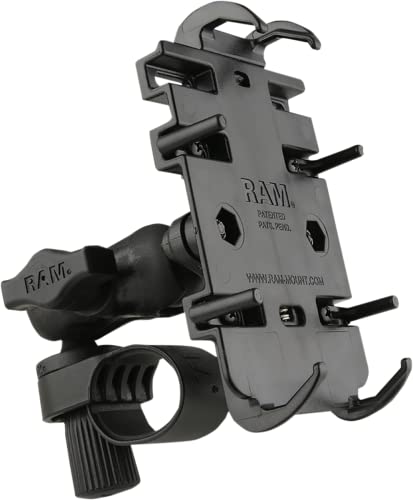 RAM MOUNTS Quick-Grip Kleine Handyhalterung mit RAP-B-460-A-PD3U für Fahrradlenker