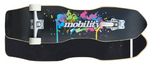Choke Powerslide Herren Skateboards Quakeboard, schwarz, 32,2" x8,4/82cm
