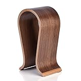 Rehomy Holz Kopfhörer Stehen U-Form Halter Kleiderbügel Holz Headset Schreibtisch Display Regal Rack