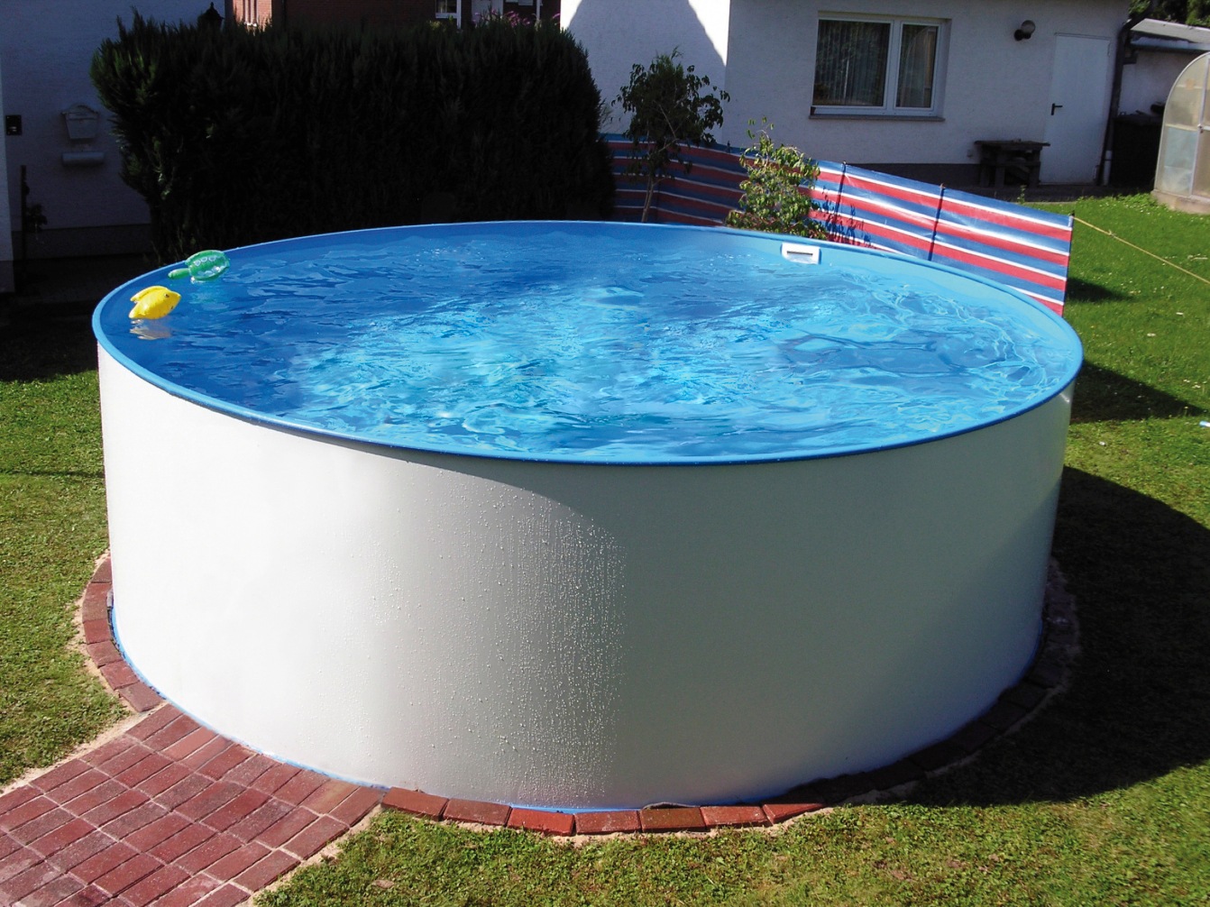 Clear Pool Rundpool, (Set), 7-tlg., Sandfilter SF122, ØxHöhe: 450x120 cm
