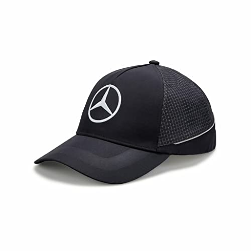Mercedes AMG Petronas Formula One Team - Offizielle Formel 1 Merchandise Kollektion - 2022 Team Kappe - Schwarz - Erwachsene - Einheitsgröße