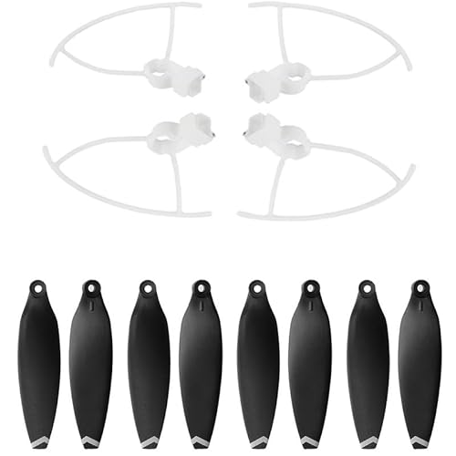 FIMI X8 Mini Propeller fimi x8 RC Quadcopter Ersatzteile Propellerschutz for fimi x8 Mini Drohnenzubehör (Color : 2 IN 1 Sliver)