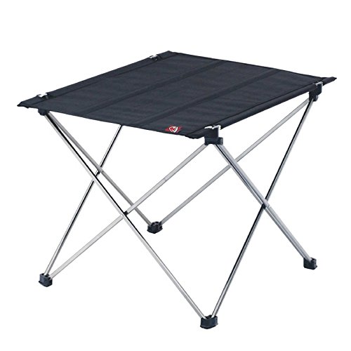 ROBENS Adventure S Camping-Tisch, Schwarz/Silber, 43 x 56 x 41 cm