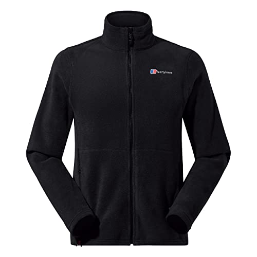 berghaus Herren Prism Polartec Fleecejacke, Schwarz/Schwarz, XL