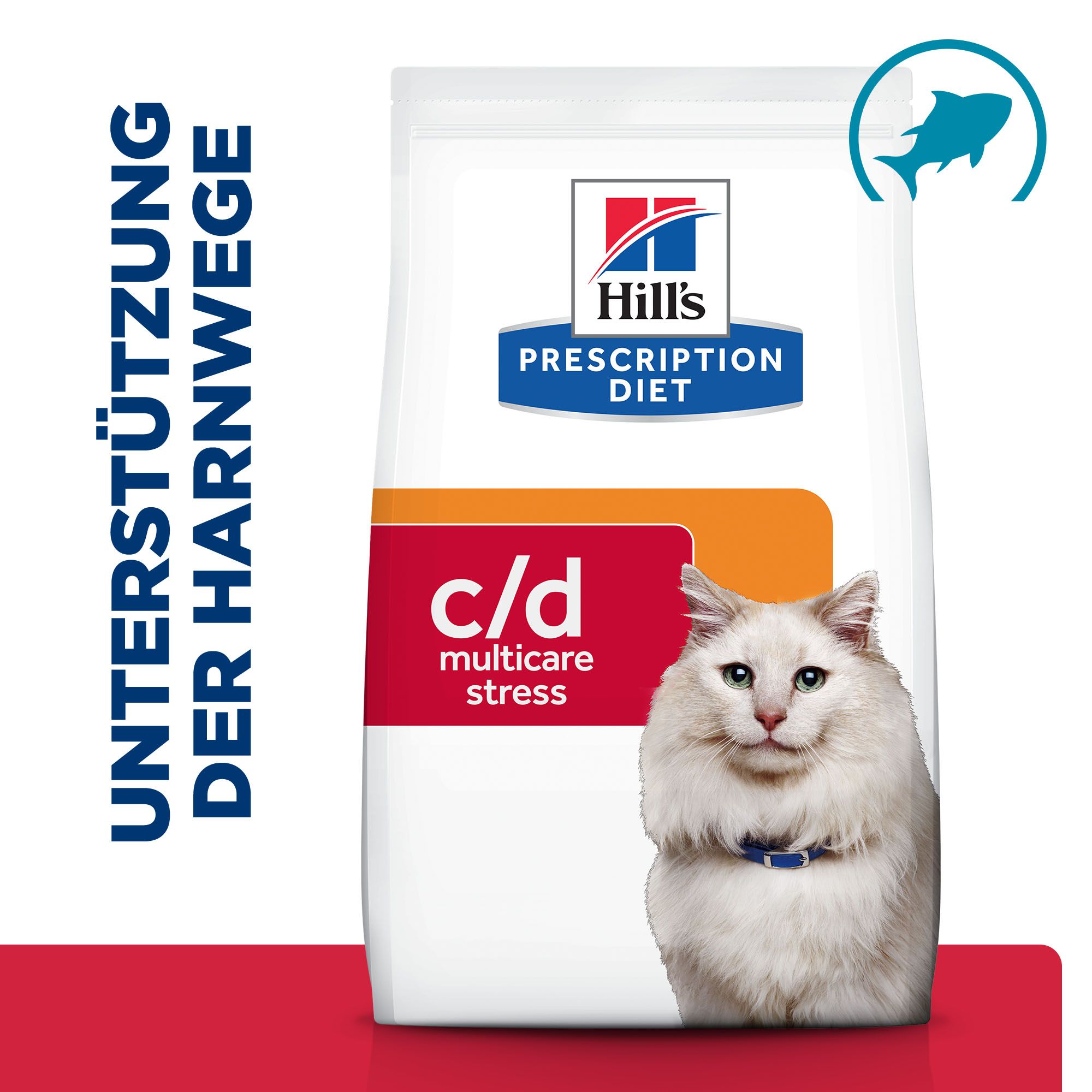 Hill's PD c/d Urinary Care - Stress - Feline - Meeresfisch - 8 kg
