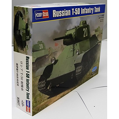 Hobby Boss 83827 - Modellbausatz Russian T-50 Infantry Tank