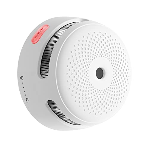 X-Sense Smarter Rauchmelder XS01-M, WLAN-Rauchmelder, kompatibel mit der X-Sense Home Security App und Modell FS61, 85 dB Warnmeldung, drahtlos vernetzter Mini-Rauch- und Brandmelder, Einzelverpackung