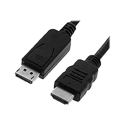 Nilox nx090208102 DisplayPort HDMI schwarz Adapter Kabel – Adapter für Kabel (DisplayPort, HDMI, männlich/männlich, Schwarz)