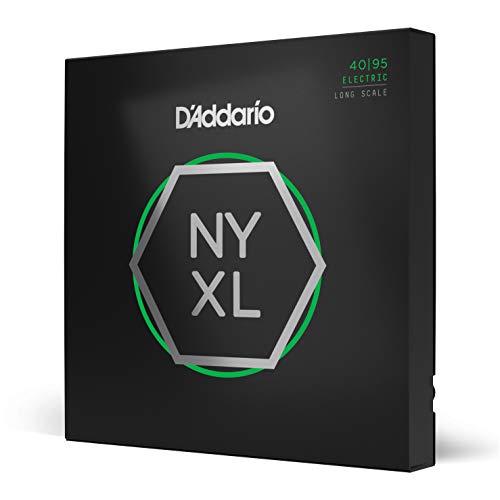 D'Addario NYXL4095 Nickel Wound Bass Gitarre Saiten (Super Light, 40-95, Long Scale)