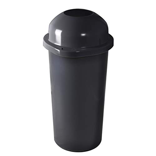 KUEFA 60L Mülleimer/Müllsackständer mit Einwurf (Grau)