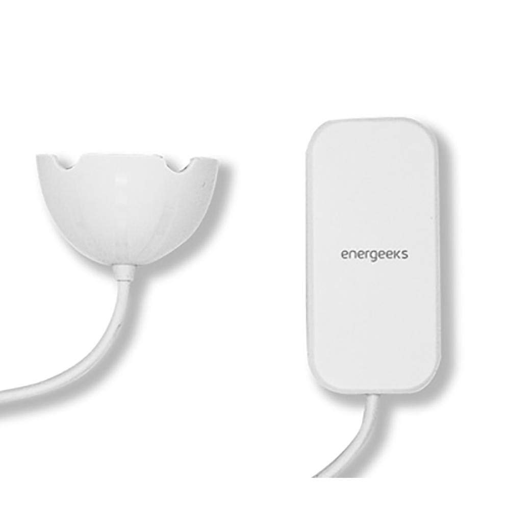Energeeks EG-AWG001SI Hochwassersensor kompatibel mit dem WLAN/GSM Alarmsystem, weiß
