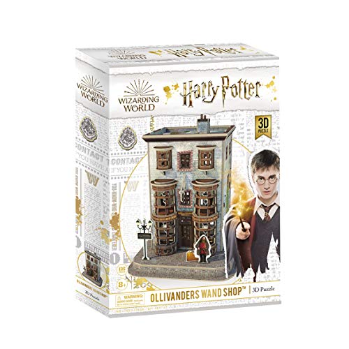 World Brands DS1006H Tienda Varitas Ollivanders Harry-Potter-Stäbchen, Cubic-Fun 3D-Puzzle, Modellbau, Baukasten, bunt