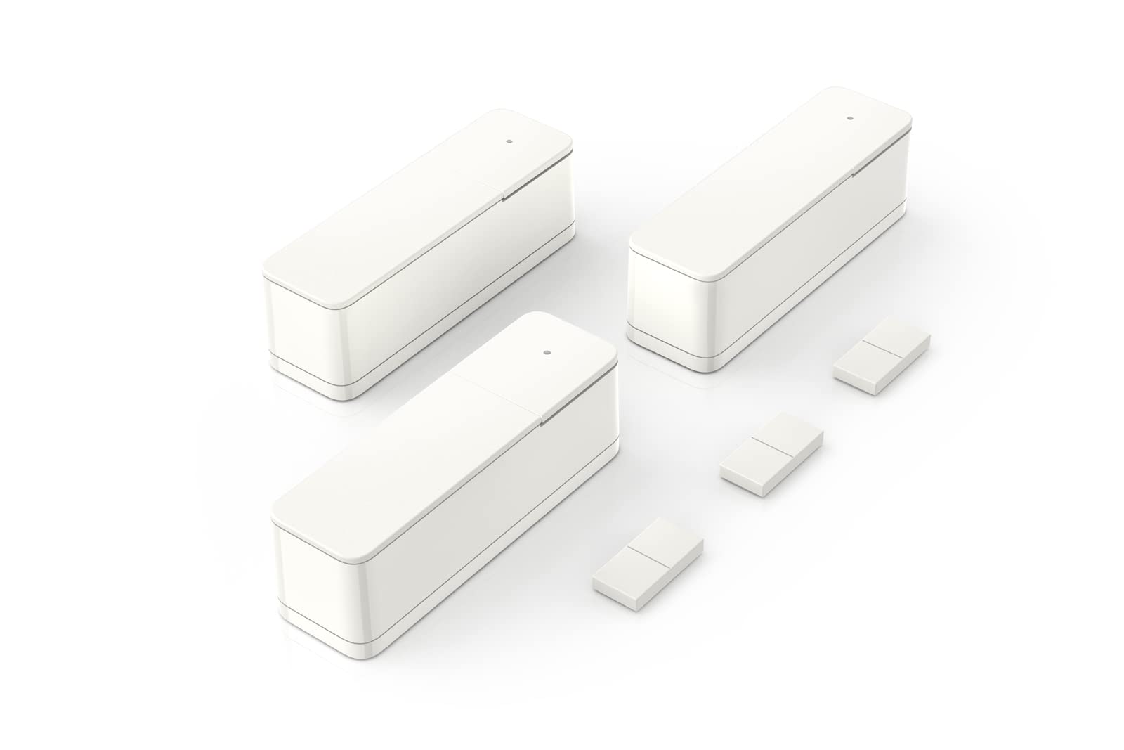 Bosch Smart Home Tür-/Fensterkontakt II, smarter Sensor zum energieeffizienten Heizen, kompatibel mit Amazon Alexa und Google Assistant, 3er-Set