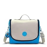 Kipling NEW KICHIROU, Große Isolierte Lunchbag, Wasserabweisend, 23 cm, 6 L, Lake Blue Block