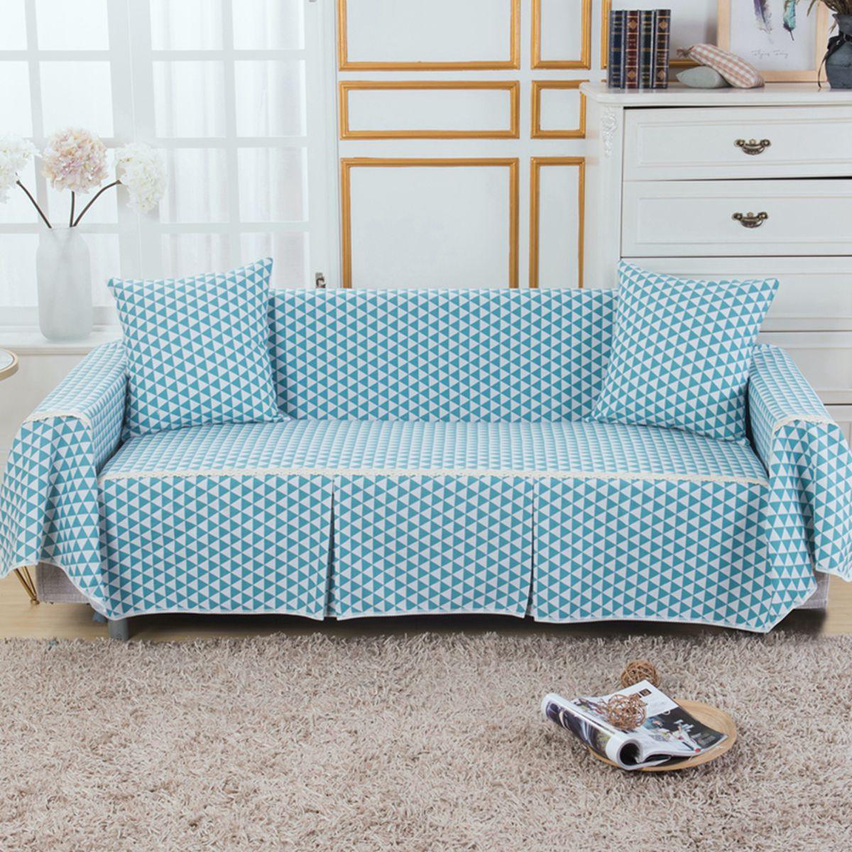 Sofabezug Couch Schonbezug Baumwollmischung 1-4 Sitzer Haustier Hund Sofabezüge Stuhlschutz