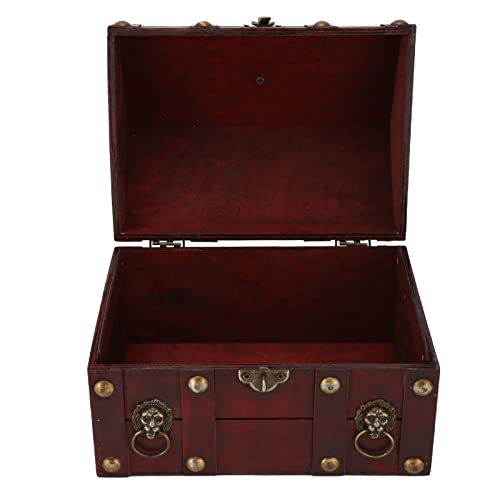 Aeun Retro-Aufbewahrungsbox aus Holz, Zahlenschloss, Elegante Vintage-Schmuckschatulle aus Holz, Wunderschön Dekorativ für den Geburtstag