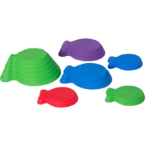 Stapelbare Balance-Trittsteine, rutschfeste bunte Balance-Blöcke, Spielzeug für drinnen und draußen, fördern die Koordinationskraft von Kindern/7956