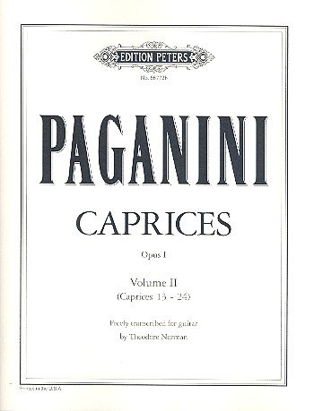 Caprices opus.1 vol.2 (nos.13-24): for guitar