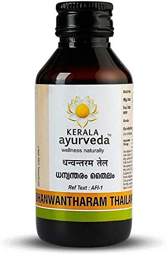 Glamouröser Hub Kerala Ayurveda Dhanwantharam Thailam 100 ml (Verpackung kann variieren)