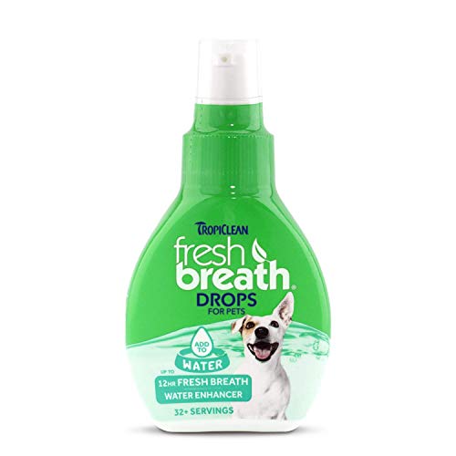 Tropiclean Fresh Breath Drops für Haustiere, 65 ml, 975 ml, 15 Stück