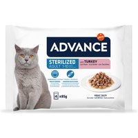 Advance Feline Sterilized Truthahn - 52 x 85 g