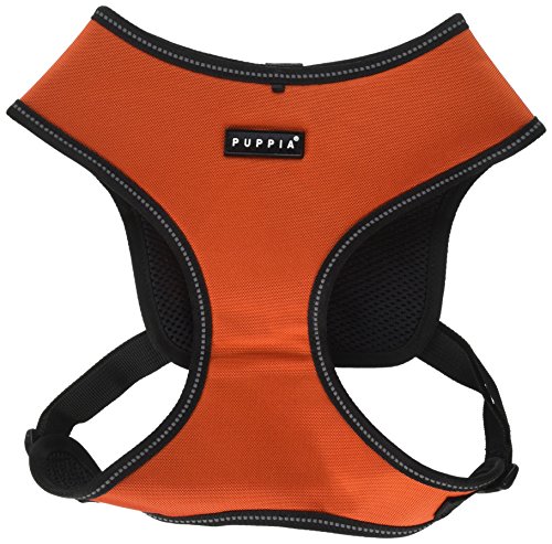 Puppia PLRA-HE9323 Geschirr Trek Snugfit Harness E, XL, orange