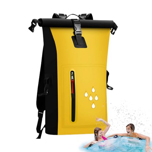 NGUMMS Wasserdichter Rucksack für Rafting,wasserdichte Rafting-Tasche,Leichter PVC-Trockensack für den Außenbereich - Multifunktionale, leichte, schwimmende Tasche, staubdicht, zum Reiten im Freien