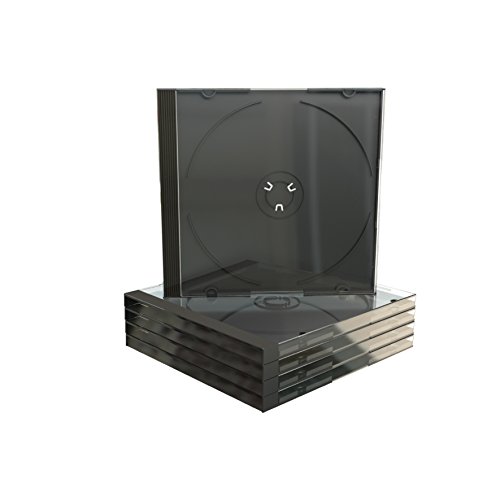 MediaRange BOX22-M CD-Leerhülle, 10, 4 mm Schwarz - 50 Stück