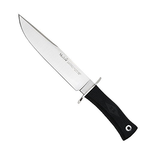 Muela Unisex - Erwachsene Sarrio Black and Steel Messer, Silber, one Size