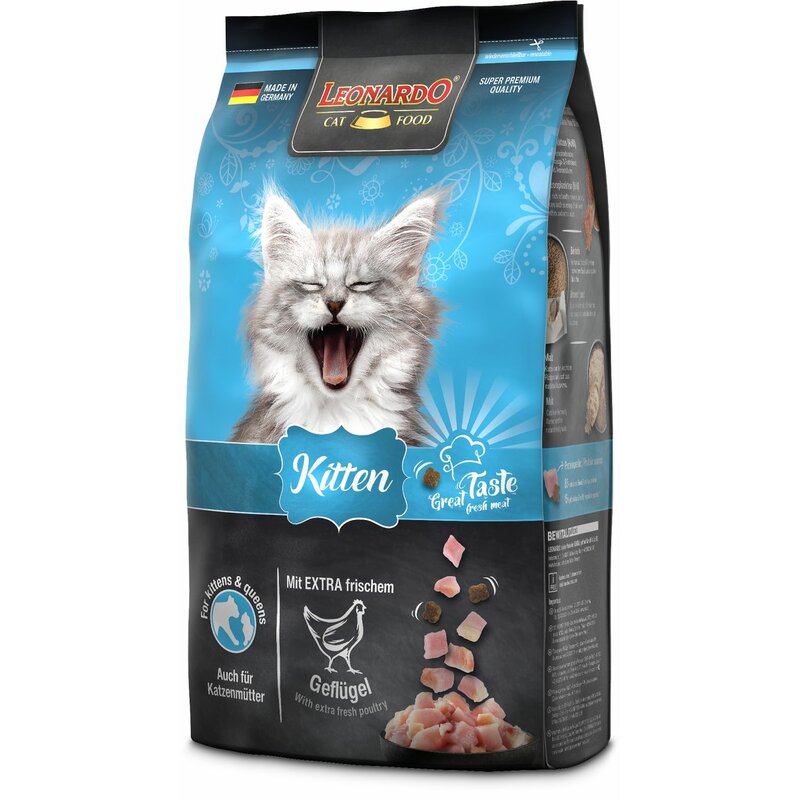 Leonardo Kitten - Sparpaket 2 x 7,5 kg (5,53 &euro; pro 1 kg)