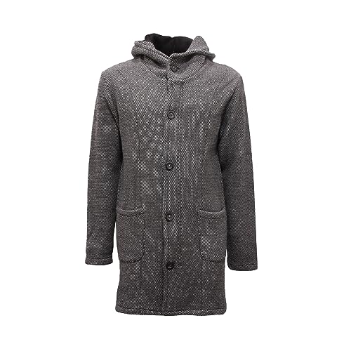 IMPERIAL 5128AR cappotto uomo wool blend coat black/grey-L