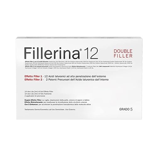 Labo Fillerina 12 Double Filler Intensive Gesichtsbehandlung Remulpting Gel + Nourishing Veil Grade 5
