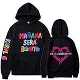 Itsgo Neues Album Mañana Será Bonito Hoodie Sweatshirts Pullover Harajuku Neuheit Kapuzen-Trainingsanzug Pullover Männer Frauen (Color : Color 8, Size : S)