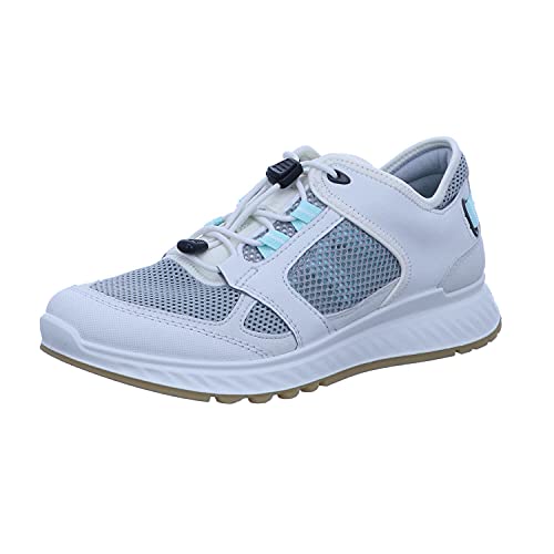 ECCO Damen EXOSTRIDEW Sneaker, Weiß (Shadow White/Eggshell Blue 51777), 39 EU