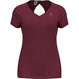 Odlo Damen Halden LINENCOOL T-Shirt mit Rundhals, Raspberry Fudge Melange, S