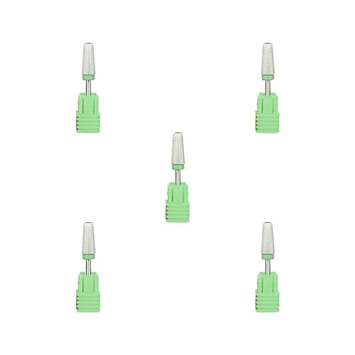 5 Satz von Multifunktions Salon Elektrische Pediküre Feilen Nagel Bohrer zum Umformen Grün C