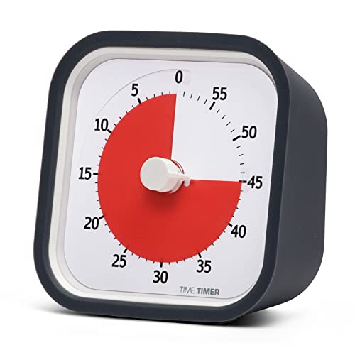 Time Timer MOD (9x9 cm) mit anthrazitfarbenem Gehäuse