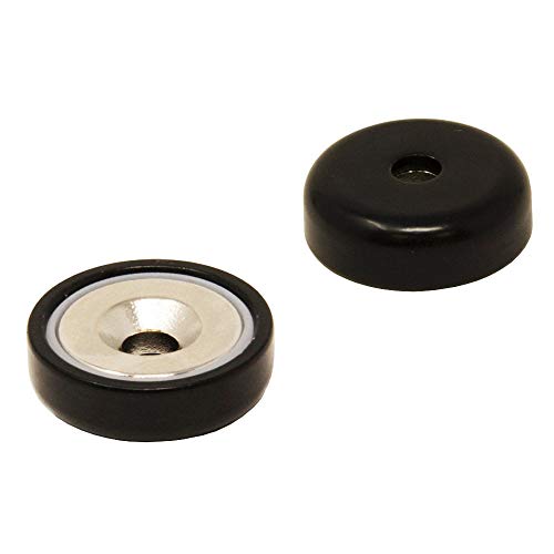 Magnet Expert NPA32(BK)-40 32mm dia A Type Neodymium Pot Black (Pack of 40) Magnet