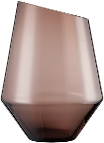 Zwiesel 1872 Diamonds Vase/Windlicht, Glas, braun, 27,7 x 20,8 cm