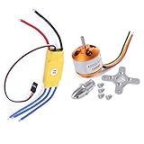 A2212 1000kV Bürstenloser Outrunner -Motor oder Simo NK 30a Esc oder 1045 Propeller (1Pair) Quad-Rotor-Set for F450 F550 Multicopter Replacement Spare Parts Accessories