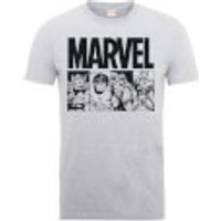 Marvel Comics Action Tiles Männer T-Shirt - Grau - XL - Grau